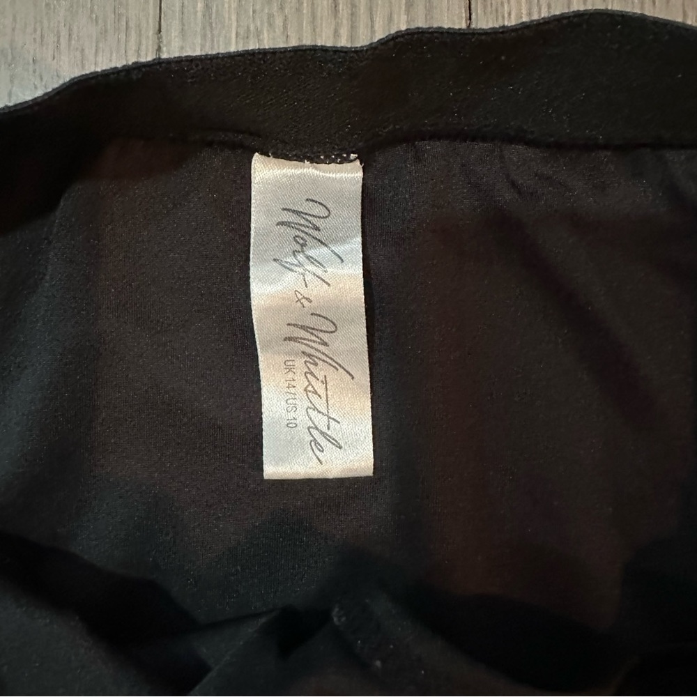 Wolf & Whistle Swimwear Black Bikini Bathing Suit Bottom - Picture 4 of 6